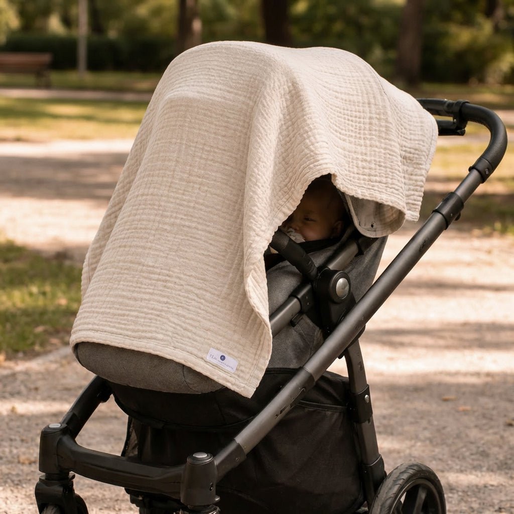 Ivory 4 in 1 Muslin Baby Blanket