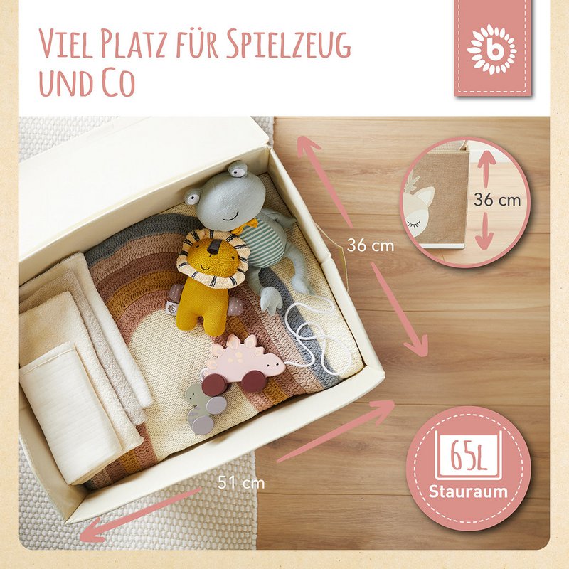 Storage box Reh Ella with lid