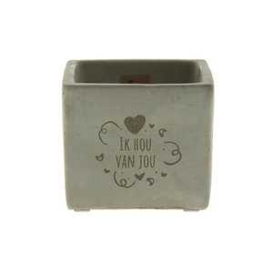 Congreet® plantpots (NL) - Ik hou van jou