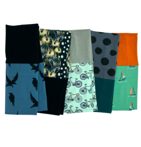 Uniquirs Camp Resoces Loop-stompt tellingen katoenen jersey mix