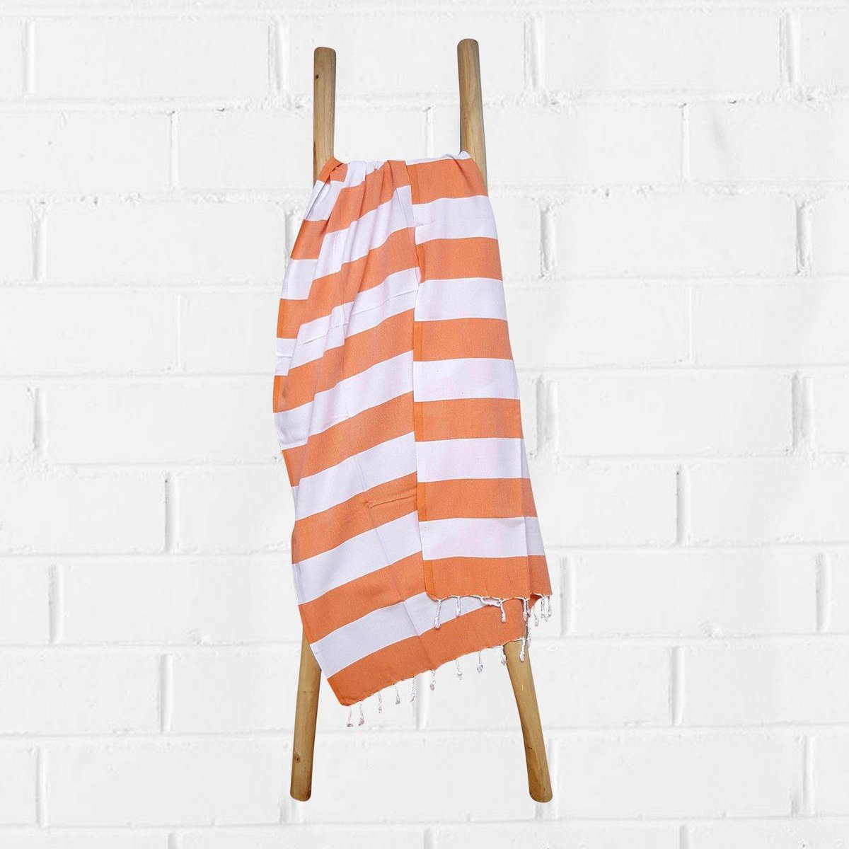 Serviette de bain turc rubanée - 90x175 cm
