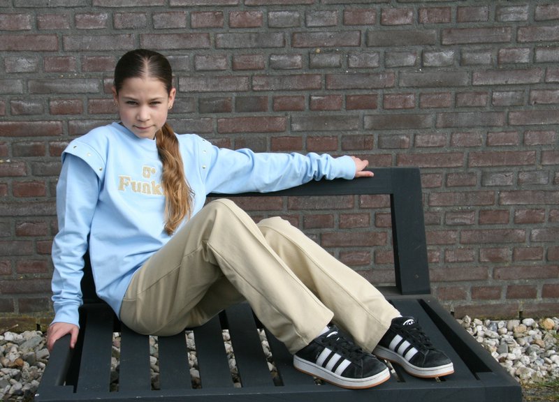 Funkle Girls Jogger zandkleur