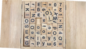 Natural Letters/Numbers Set