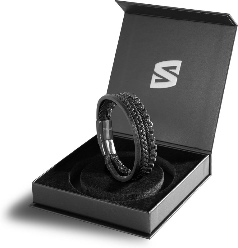 Bracciale in pelle "Eroe"