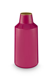 Vase Metal Pink 14x28cm