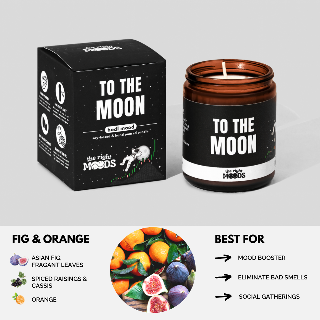 Velas de regalo divertidas – CRYPTO MOOD – Cera de soja perfumada hecha a mano