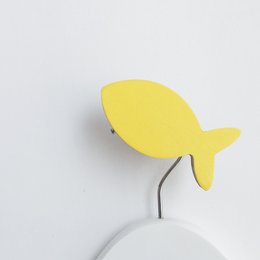 YELLOW FISH HOOK