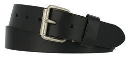 Smooth leather belt available in black, white, grey, navy, cognac, and brown colors with widths of 4cm and lengths of 85, 95, 105, and 115 cm.