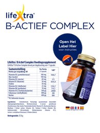 LifeXtra B-Active Complex | Vitamin B Complex Supplement