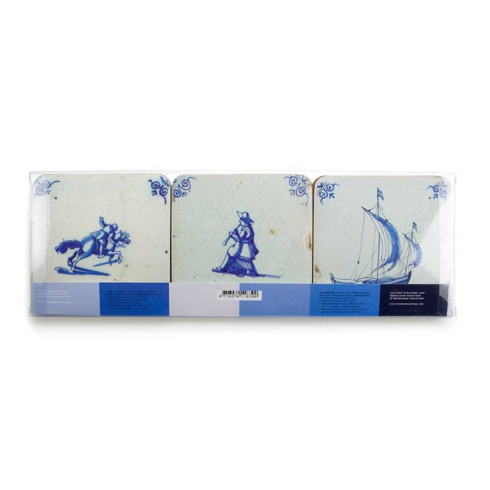 Coasters, Delft Blue Tiles Varia