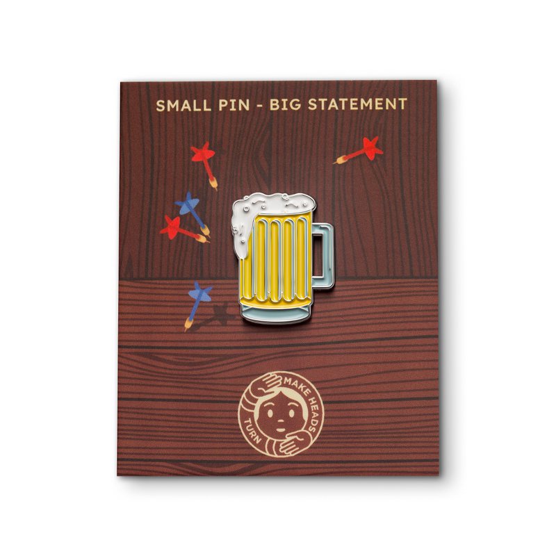 Pin di smalto "birra"