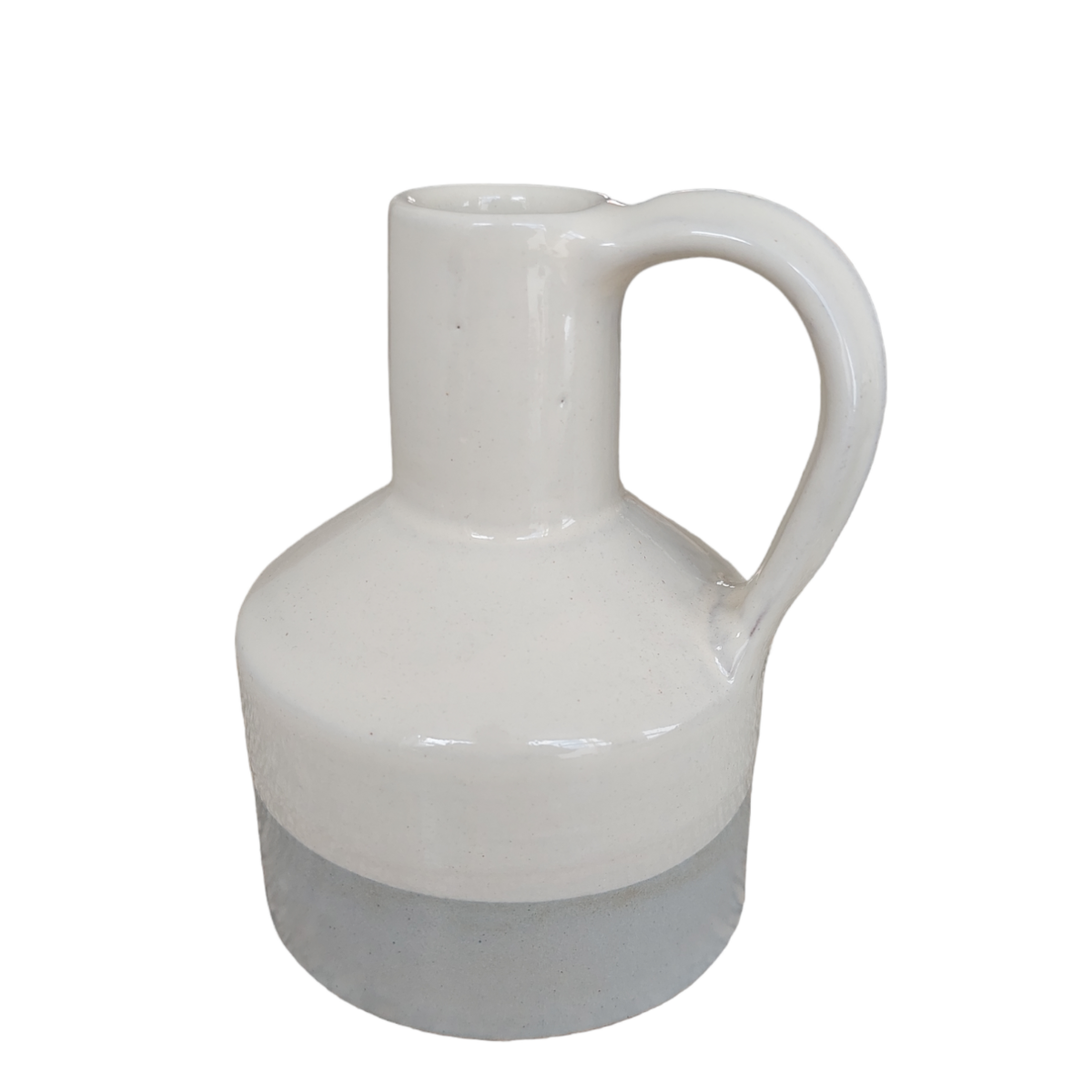 Vase M Grey/white 200-061