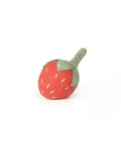 Buddy. Hondenspeelgoed van Wollfilz "Strawberry"