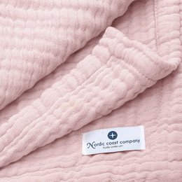 Old rose 4 in 1 Muslin Baby Blanket