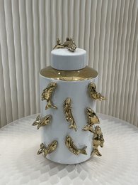 FISH WHITE JAR