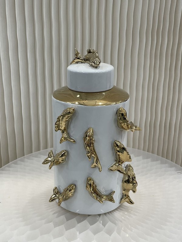 FISH WHITE JAR