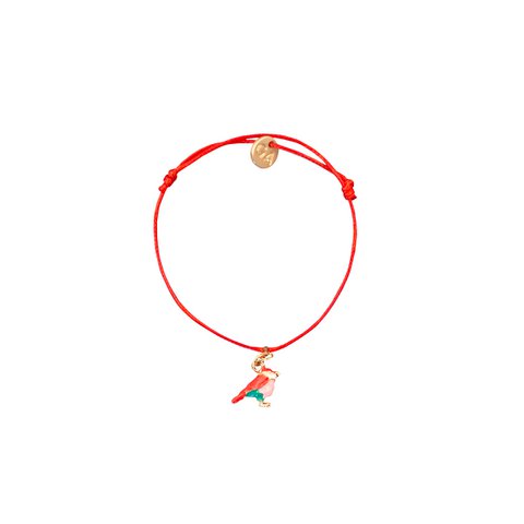 Armband Vogel Bedel Rood