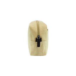 K0014GB | Beauty Case in Canvas/Genuine full-grain leather, flywheel. Color Rope/Testa Moro. Side handle. Zip closure. Dimensions: 24 x 15 x 9 cm. Packaging: Tnt bag