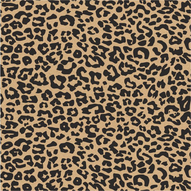 Geschenkpapier – Kraft Panther – 50 cm x 150 Meter