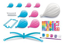 Bemalen Sie Ihre eigenen mobilen Heißluftballons