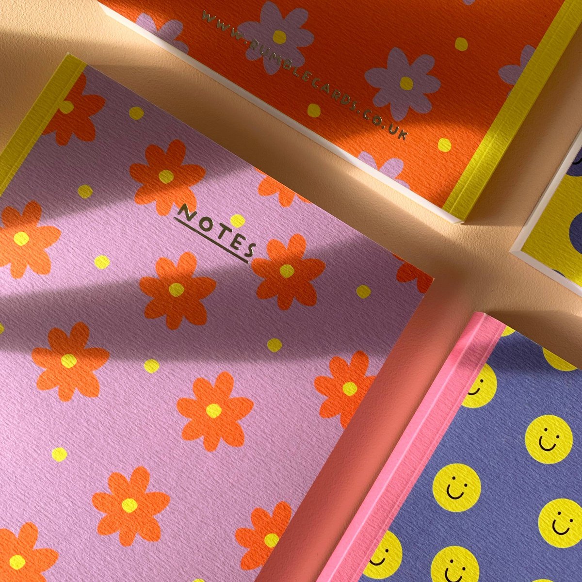 Carnet à motif floral