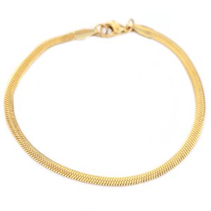 Goldarmband mit minimaler Kette
