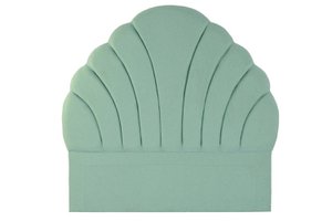 POLYESTER MDF BED HEADBOARD 168X10X160 JADE GREEN MB200583