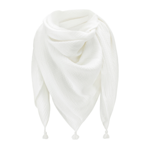 Large muslin scarf - cream