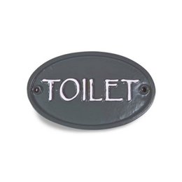 Deurbordje TOILET-grijs