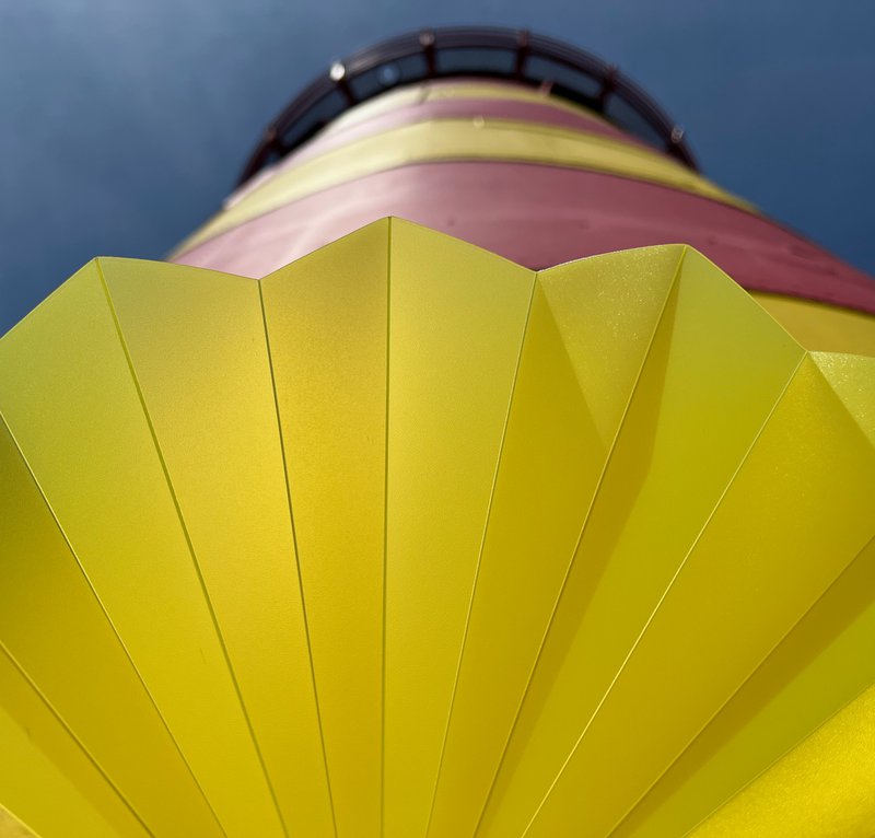 Éventail à main, éventail, éventail, jaune translucide