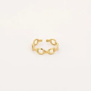 Schakel ring JE17632 - GOLD