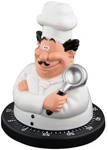 Bengt EK Design Mechanical Kitchen Timer - Chef - White