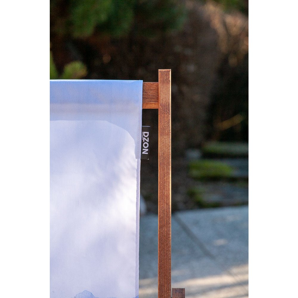 Transat chilienne - bois massif - toile amovible – Design by Gilles Giacomotti
