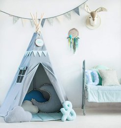 Teepee "Mint Love" con ghirlanda e set tappetino