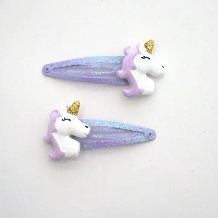 Barrettes Premium Cheveux pour Enfants - Licornes Beauties