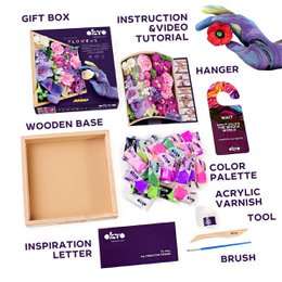 Okto Sensory Art Wood And Craft - Flowers - Inspiration