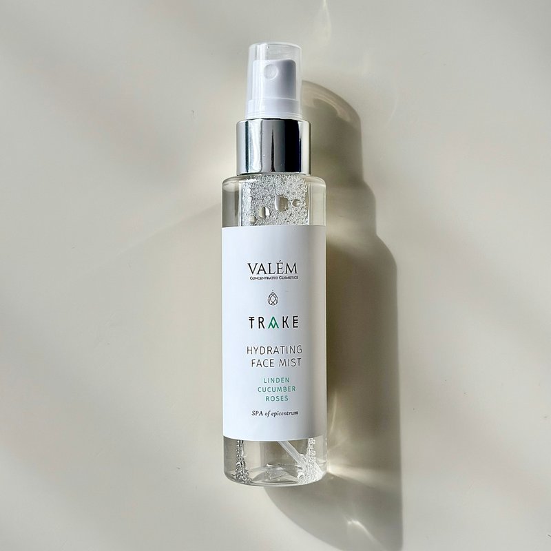Feuchter Gesichtsnebel - Rose Linden & Gurkenblumenwasser - 100 ml | Erfrischen, beruhigen, saubere Schönheit