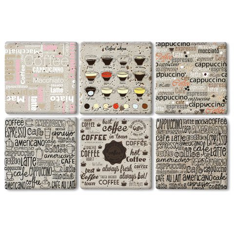 Stone Coaster Set - Anna