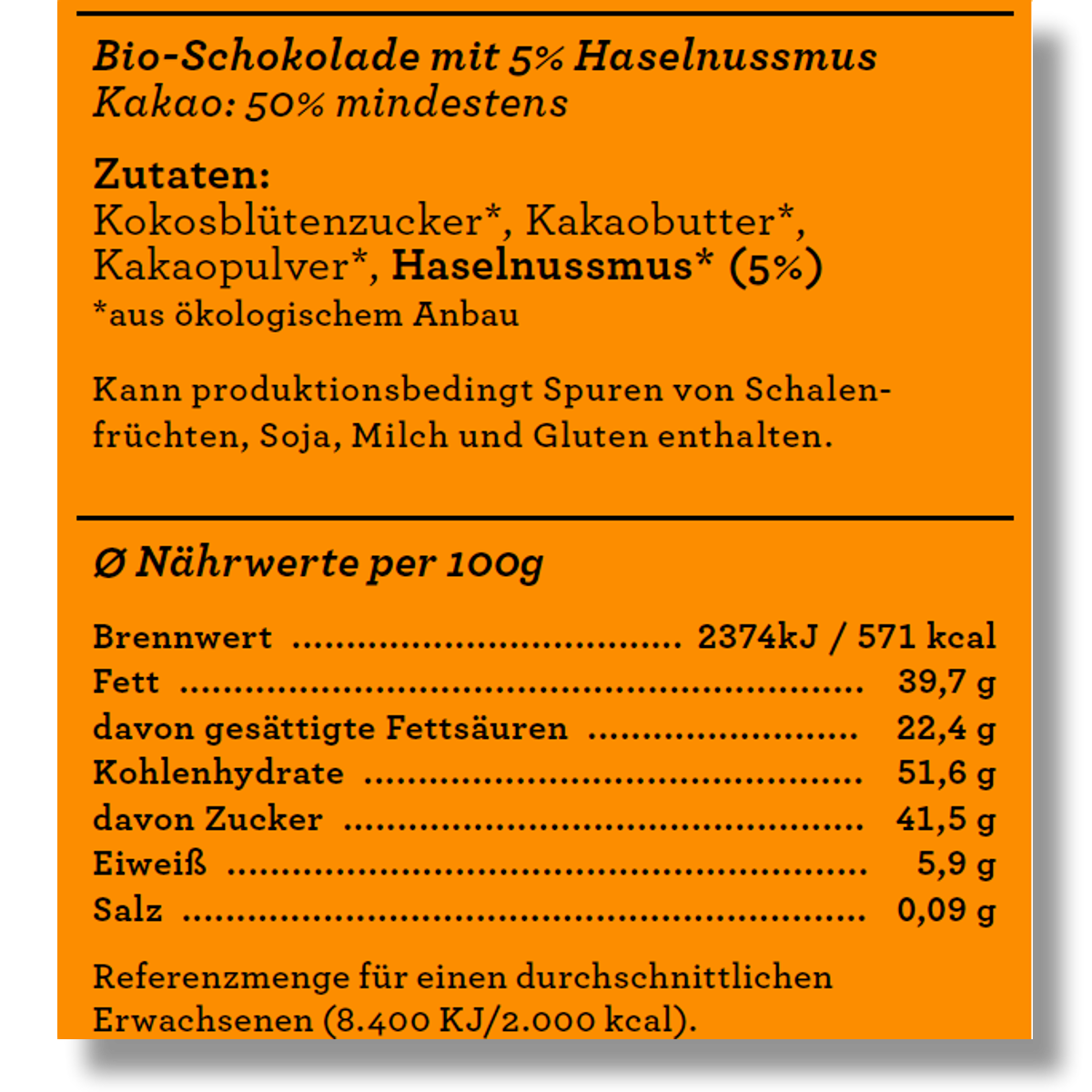 SweetGreets Bio-Schokolade "Freunde fürs Leben"