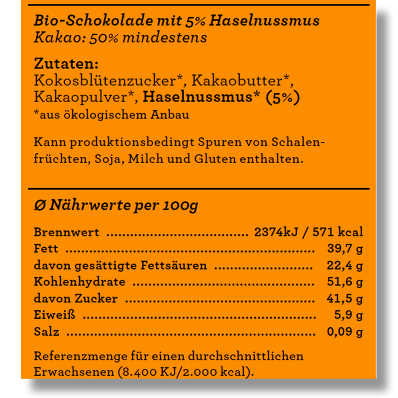 SweetGreets Bio-Schokolade "Freunde fürs Leben"