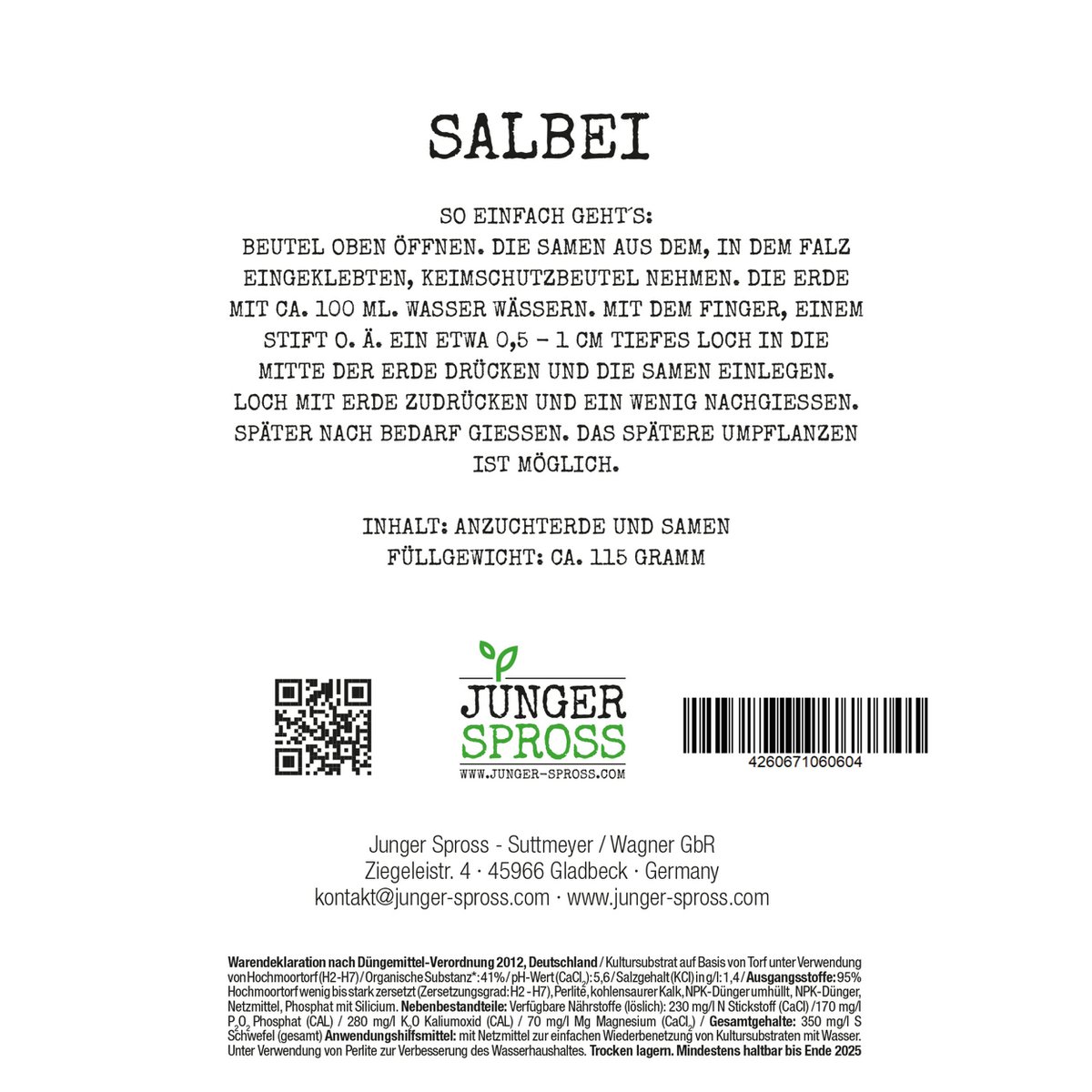 Frohe Ostern (Salbei)