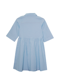 Meisjes Jurk "Starlight Blue" (Cotton Paper Touch Poplin)