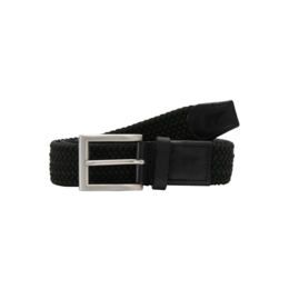 Recycled Elastic Woven Belt Virgil Black
