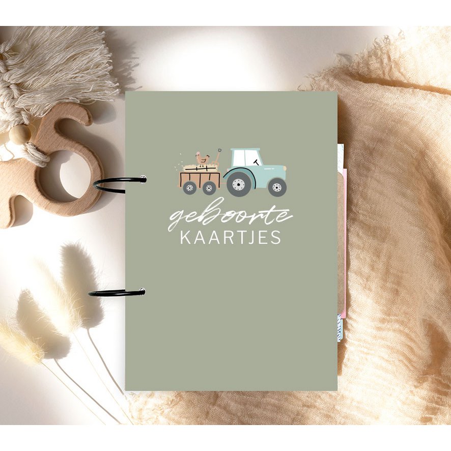 Save Bundle | Birth announcements | Tractor