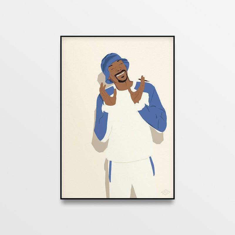Poster "Snoop Dogg" - A4 & 30x40cm - Art print