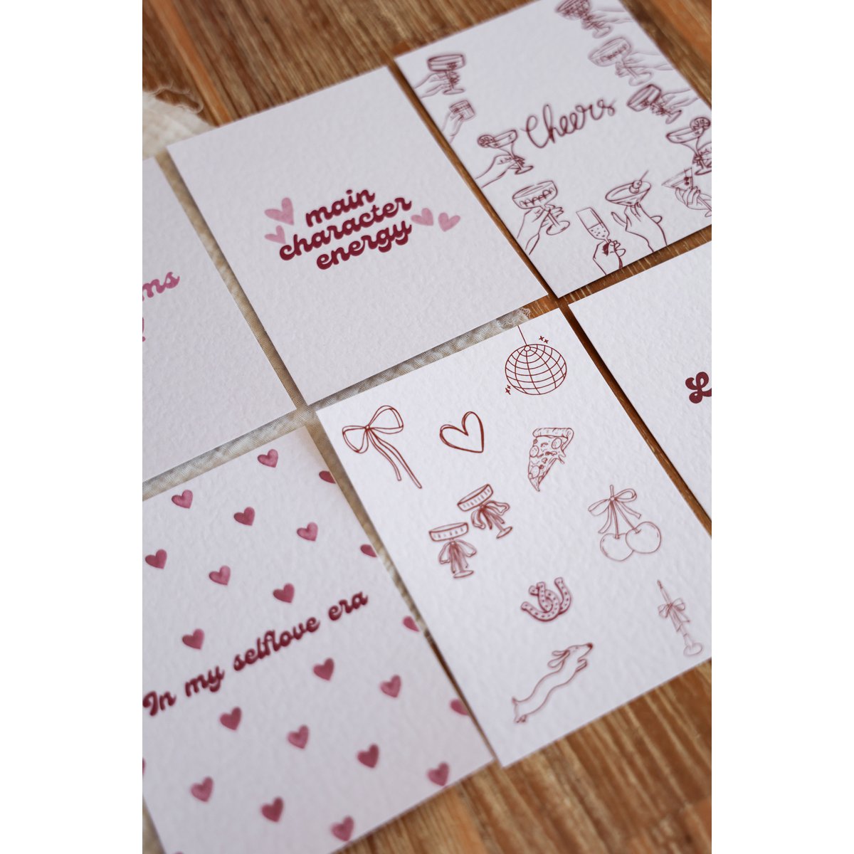 Postcard Cool Moms Club! Pink