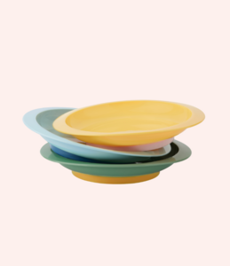 Set of 3 non-slip plates