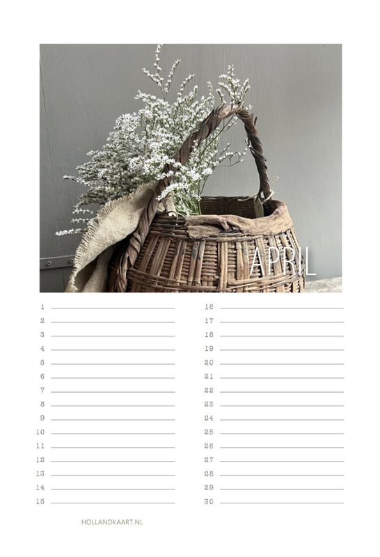 Fødselsdagskalender nr. 5 landdistrikter/ædru