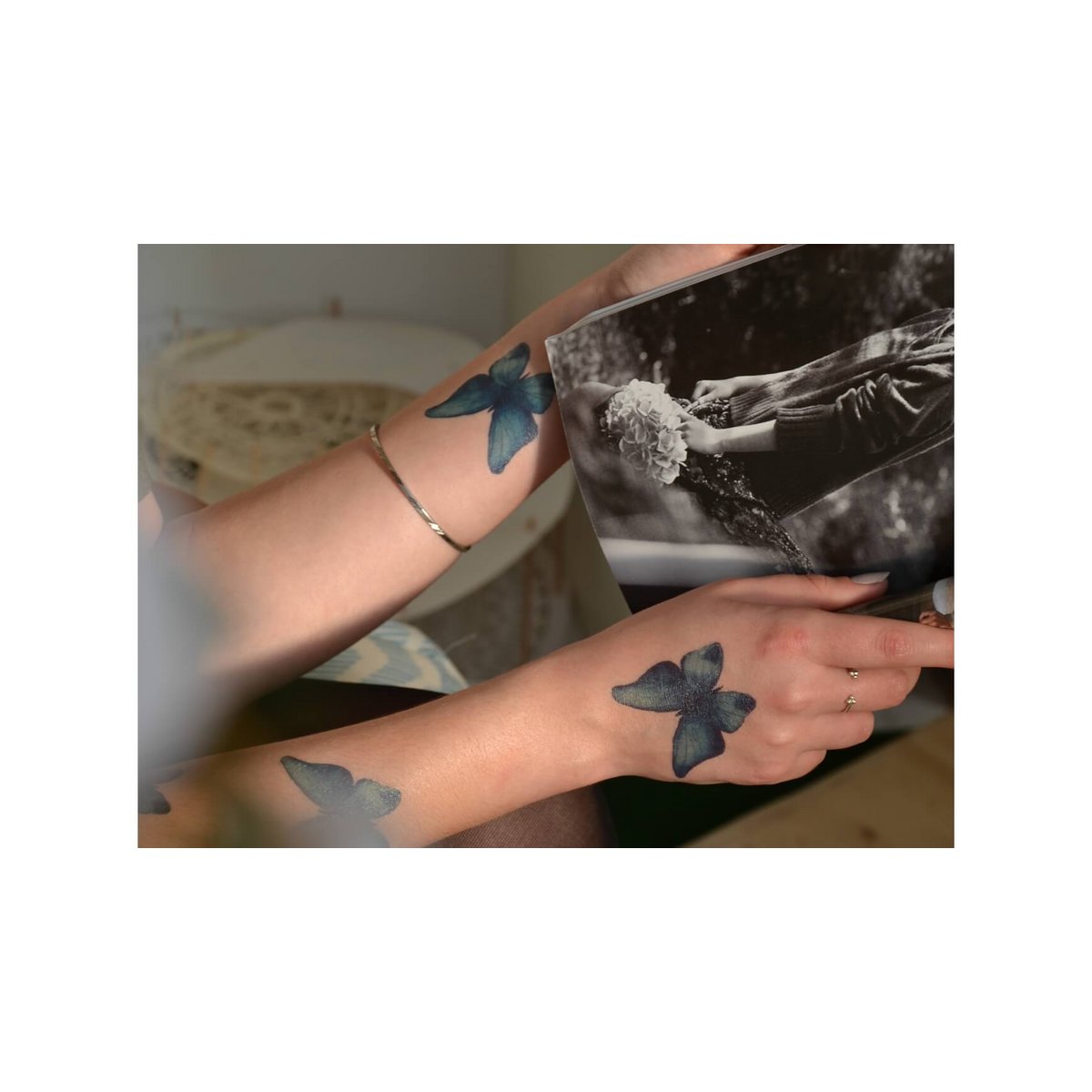Tijdelijke tattoo: vlinder