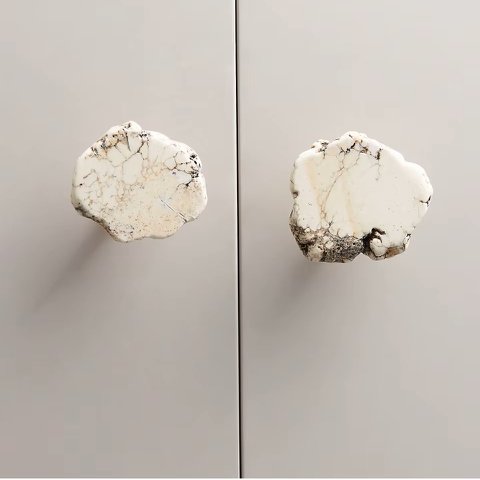 Stone furniture knob